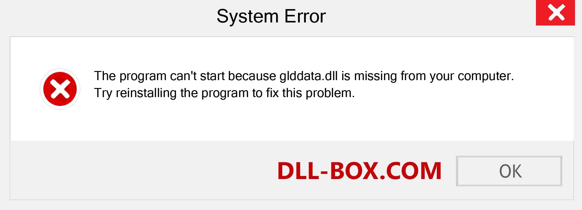  glddata.dll file is missing?. Download for Windows 7, 8, 10 - Fix  glddata dll Missing Error on Windows, photos, images